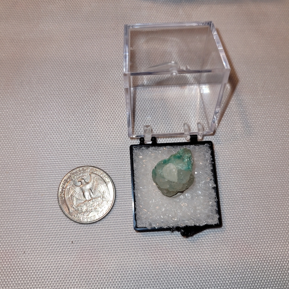 SUPER RARE Blue Aurichalcite with Calcite from New Mexico